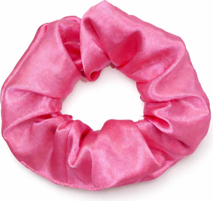 Pembe saten toka, önden görünüm